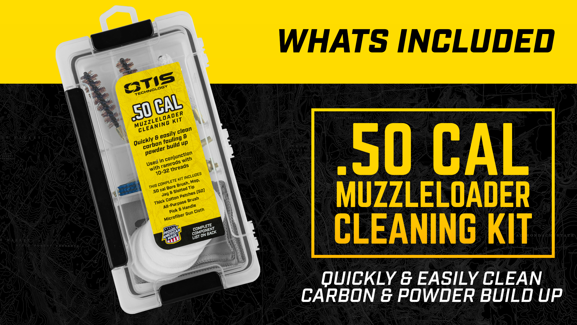 Amazon.com : Otis Technology .50 Cal Muzzleloader Cleaning Kit